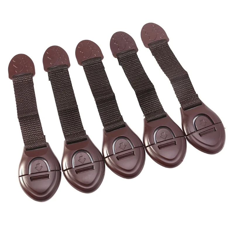Furniture Home Hardware - 5 stks/partij Bruin Kast Veiligheidsslot voor