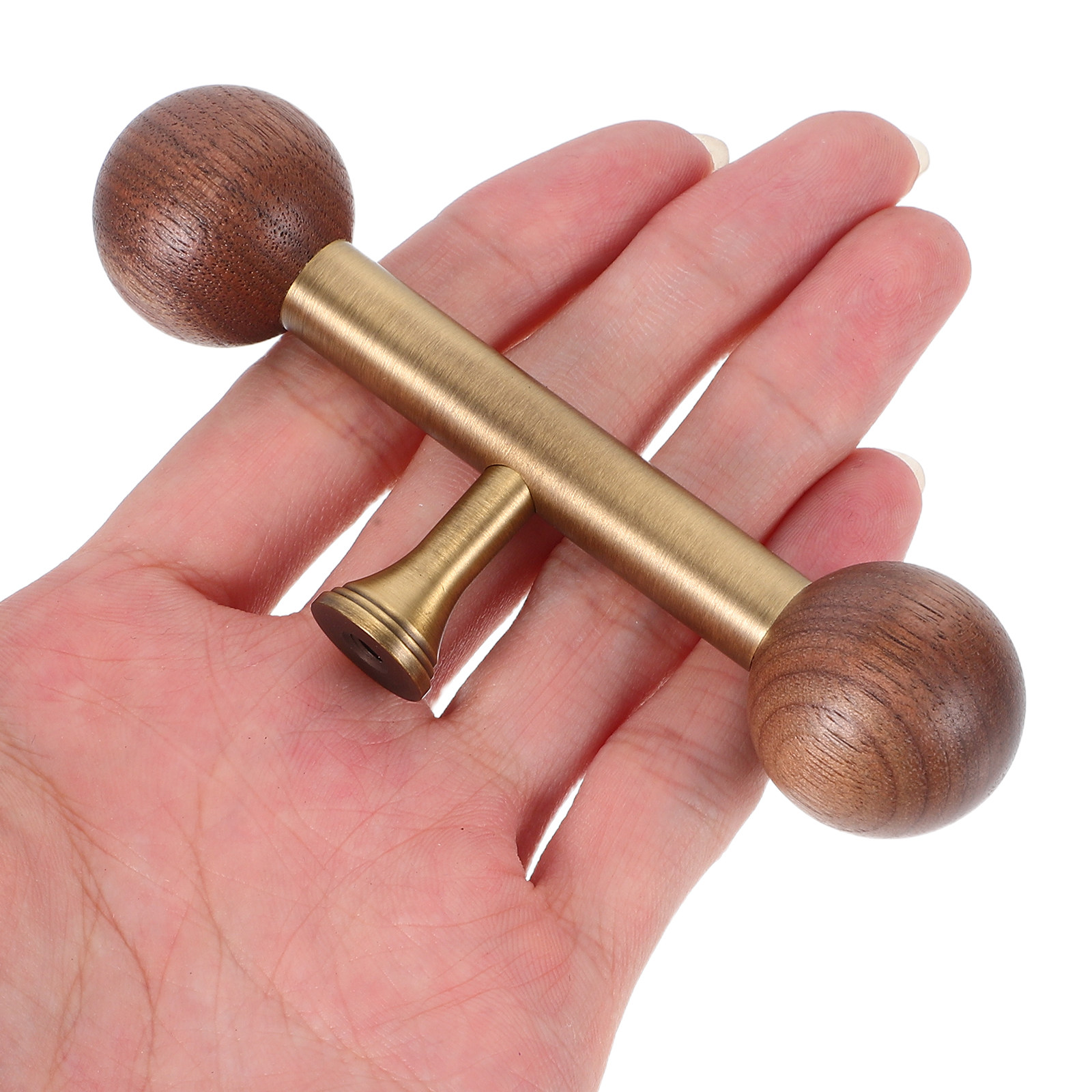 Vintage Furniture Hardware Replacement - Houten Kern Messing Afwerking Vintage Ladefront