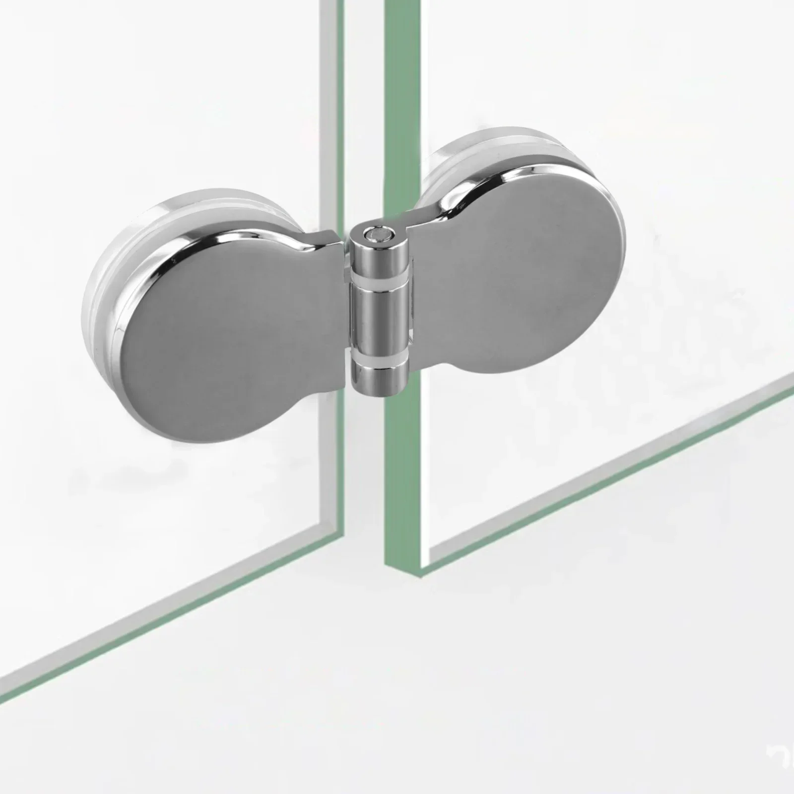 Furniture Hardware Display - Glazen kastdeurscharnieren Frameloze glazen scharnieraccessoires Zinklegering
