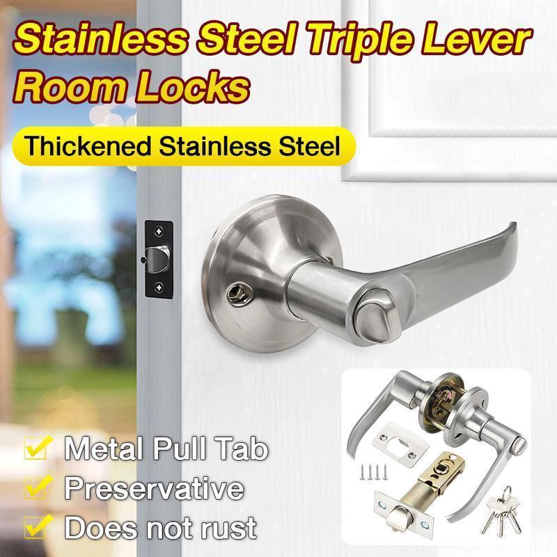 Door Handle Bar - 1Pc Binnendeurslot Aluminiumlegering Badkamer Slaapkamer Eenvoudig