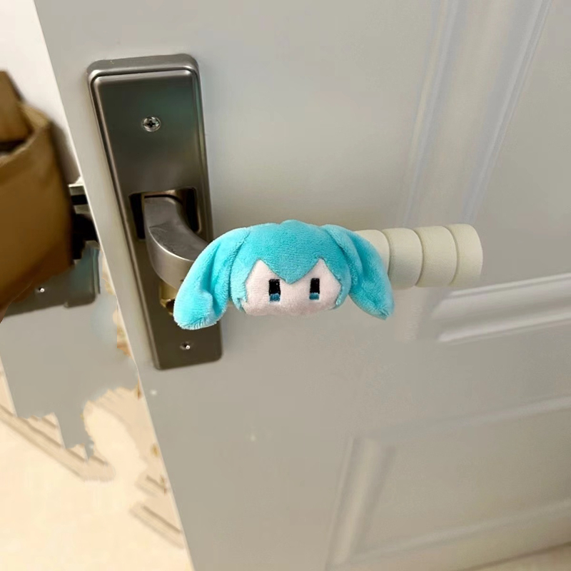 Door Handle Bar - Hatsune Miku Deurknophandschoenen Beschermhoes Anti-botsingspad Trekhandvat