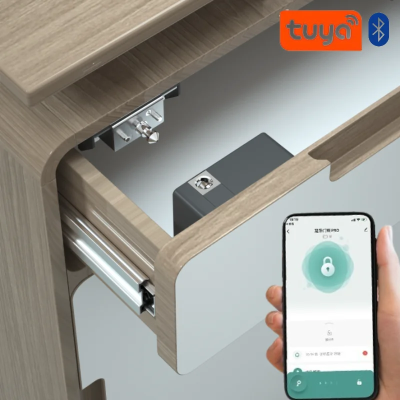 Furniture Home Hardware - Tuya Smart Kastdeurslot Keyless Onzichtbaar Elektronisch
