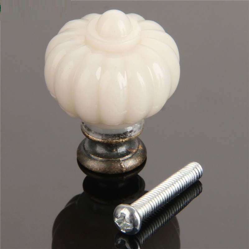 1Pc Acryl Ivoor Wit Pompoen Ka - Furniture Hardware Drawer Pulls recensie en prijs