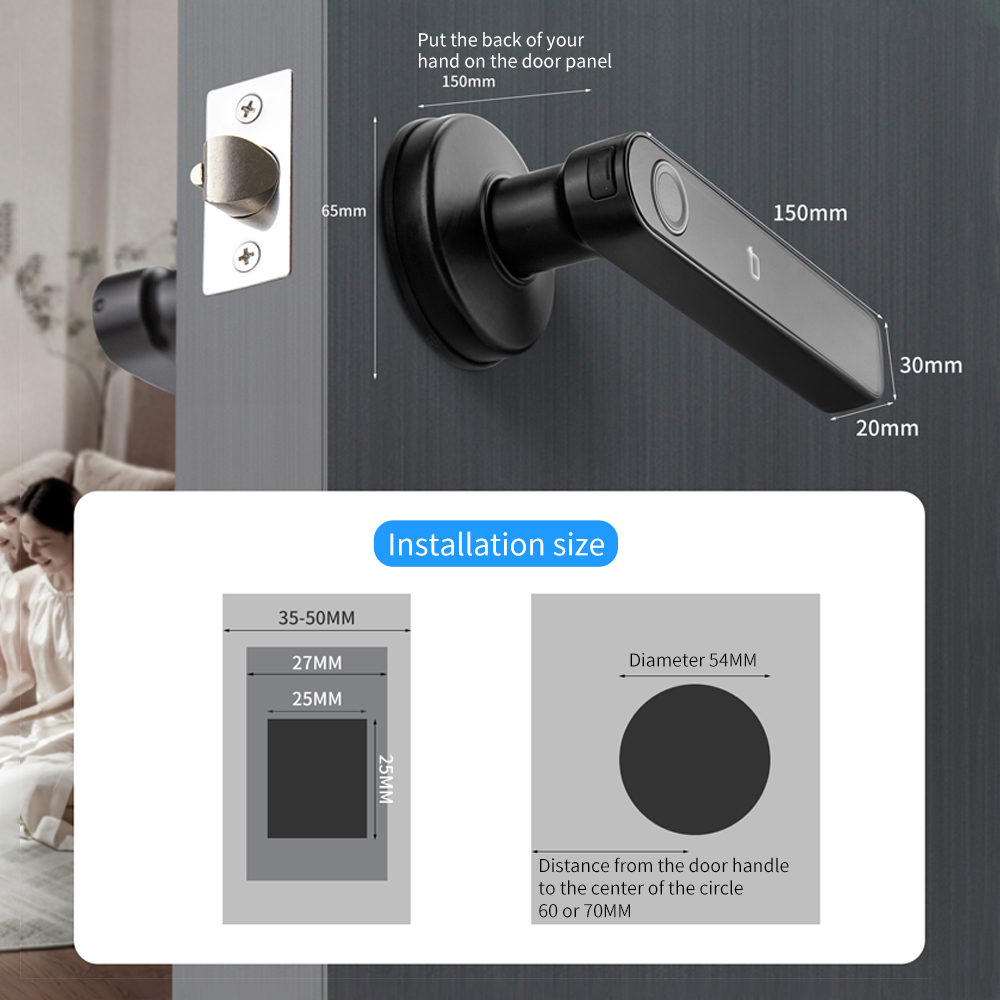 Tuya SmartLife APP BLE Smart V - Door Handle Bar recensie en prijs