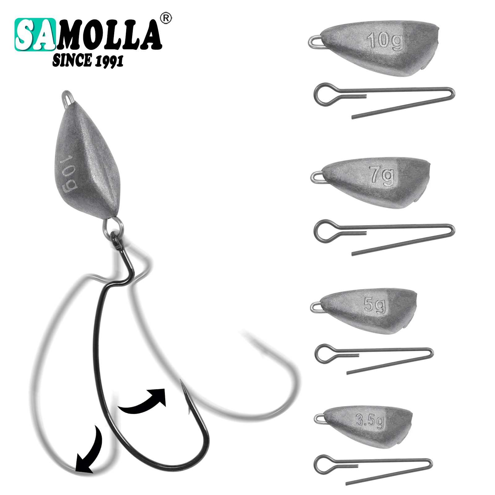 SAMOLLA 5 stks Jig Head Visgew - Furniture Hardware Jig recensie en prijs