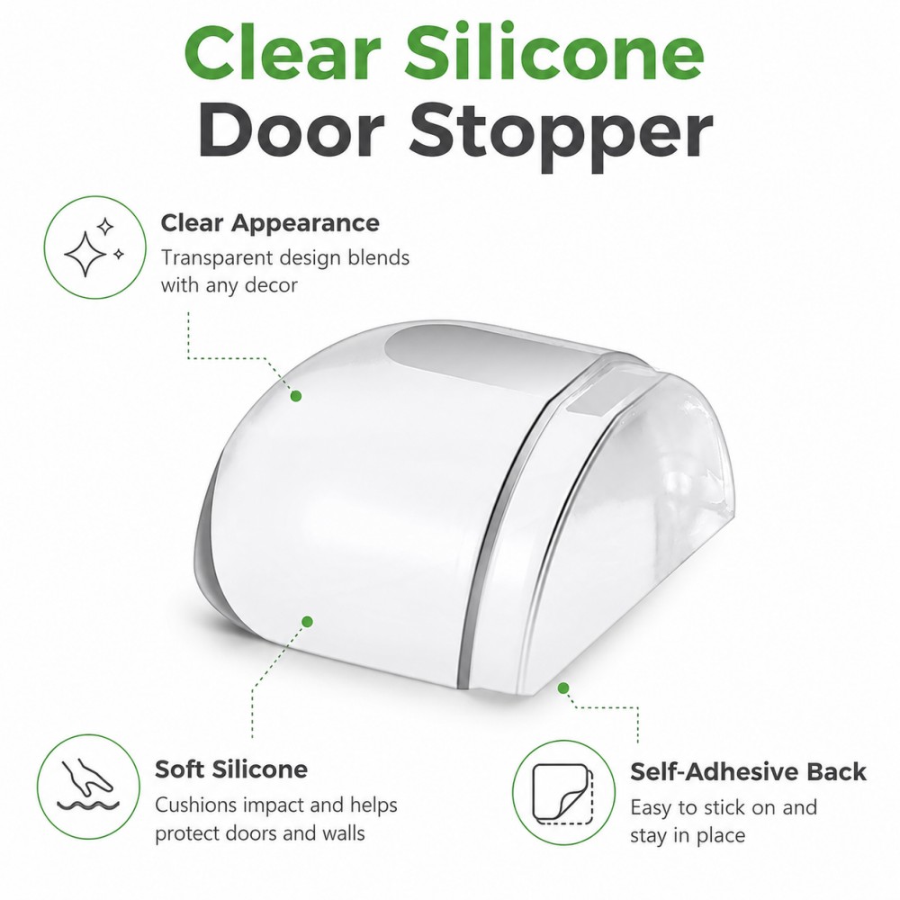 Transparante siliconen deursto - Furniture Hardware Factory recensie en prijs