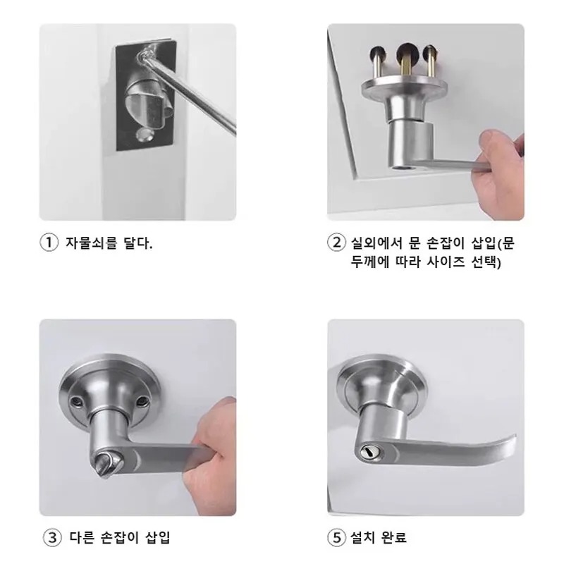 Deurgreep met drie staven, zin - Door Handle Bar recensie en prijs