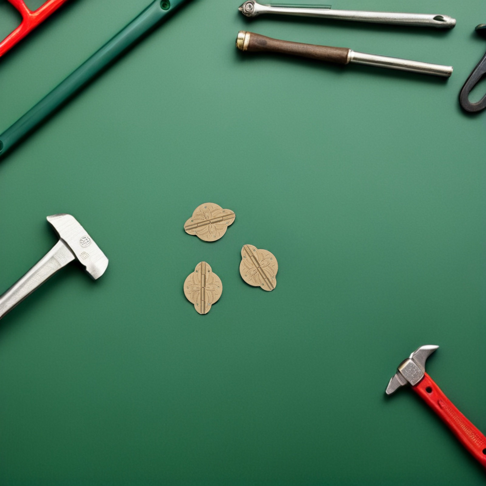 4 stuks messing scharnieren vo - Vintage Furniture Hardware Replacement recensie en prijs