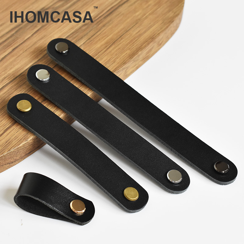 IHOMCASA Zwart Lederen Knoppen - Furniture Hardware Factory recensie en prijs