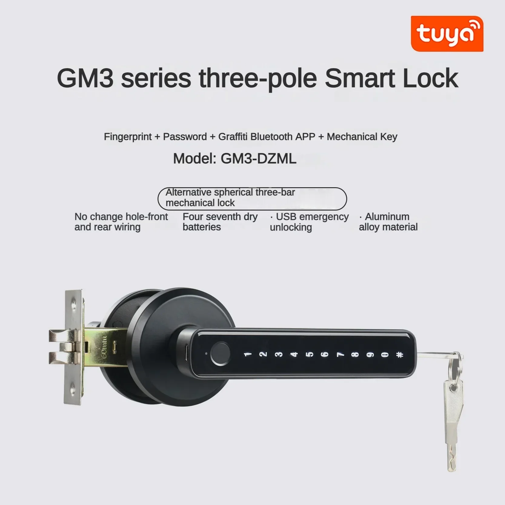 Nieuw Tuya binnendeurslot met  - Door Handle Bar recensie en prijs