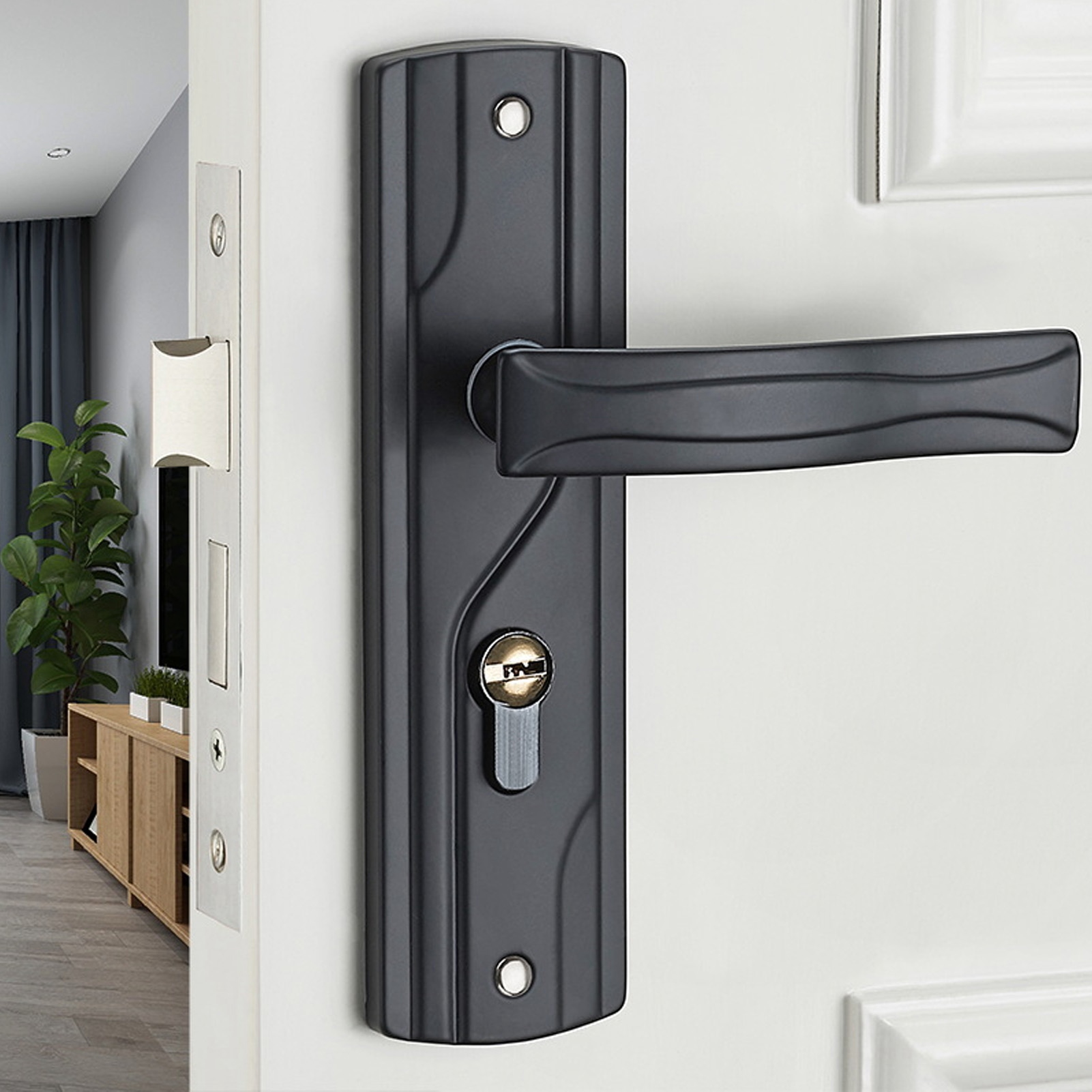 Deurklink Slot Mangaan Staal S - Door Handle Bar recensie en prijs