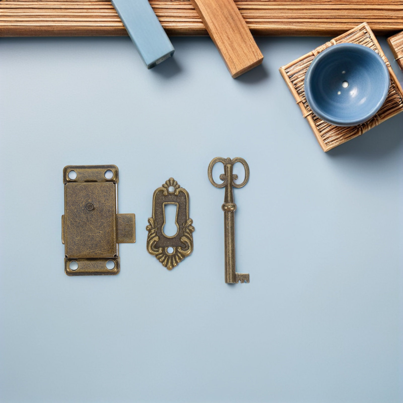 4 Sets Retro Kastslot IJzeren  - Vintage Furniture Hardware Replacement recensie en prijs