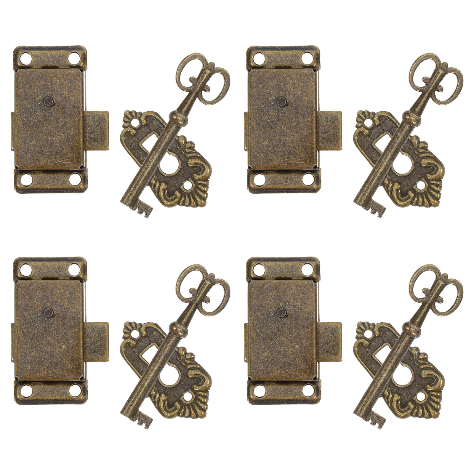 4 Sets Retro Kastslot IJzeren  - Vintage Furniture Hardware Replacement recensie en prijs