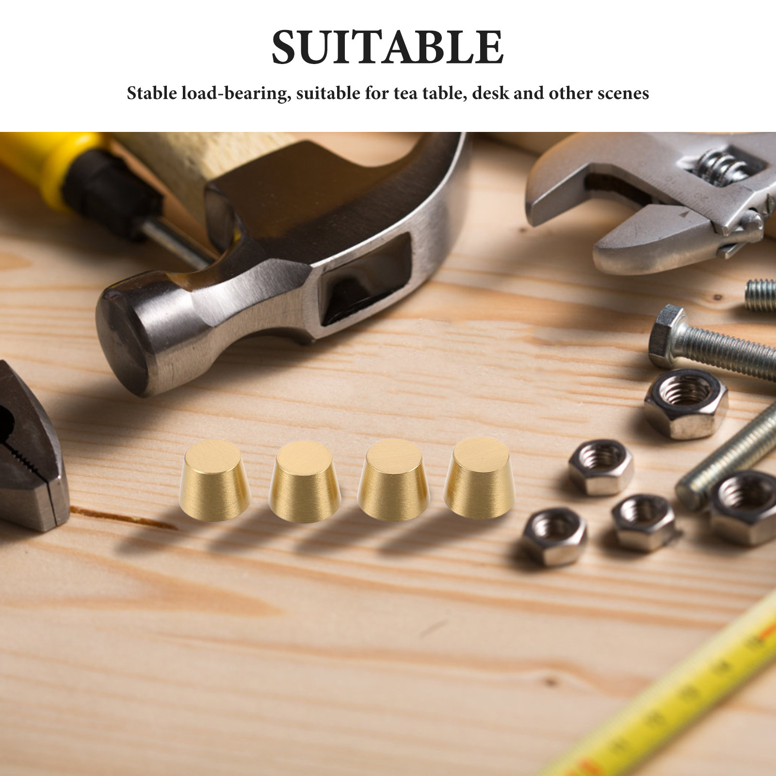 8 stuks messing meubelvoeten,  - Furniture Hardware Display recensie en prijs