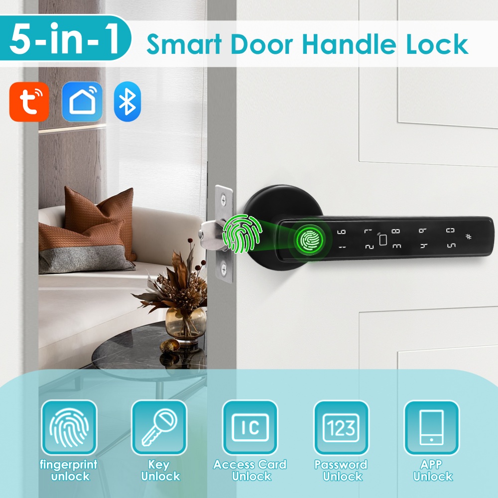 YFK Tuya 5-in-1 slimme deurgre - Door Handle Bar recensie en prijs